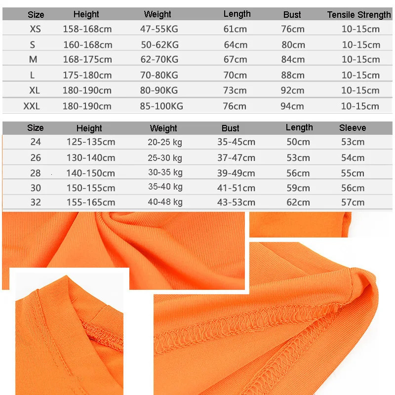 Men Women Kids Children Boy Girl Compression Running Long T Shirt Fitness Sport Gym Sportswear Clothes 8659 250517