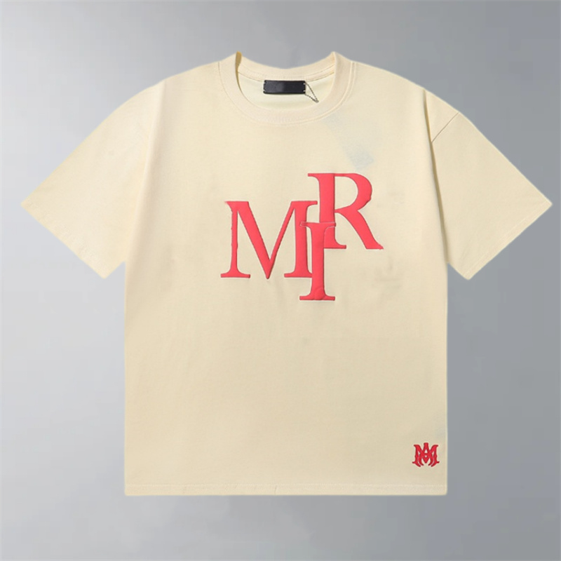 New 2025 Summer Luxury Brand Style Men's T Shirts Designer Tees Graphic Letter Print Short Sleeve Tops Cotton Loose T Shirts Men Women T-Shirt Asian Size S-XL