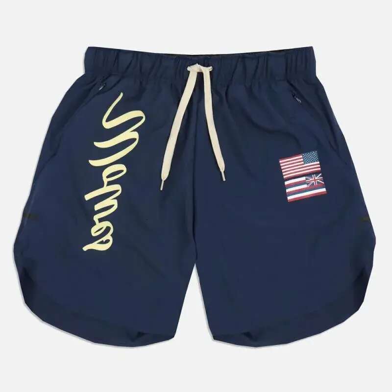 Mens Gyms Sportswear Track Bottoms Breathable Man Joggers Short Pant Workout Bodybuilding Fiess Men Casual Shorts designer bag