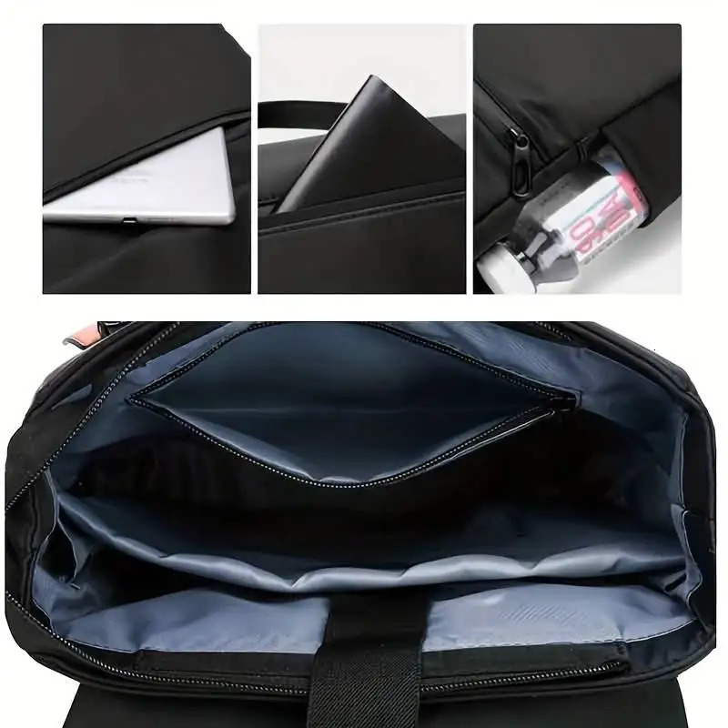 Men Backpack Oxford Cloth Waterproof 14 15.6inch Laptop Backpack With Usb Charging Port Waterproof Zipper Outdoor Travel Bag Bus 250515
