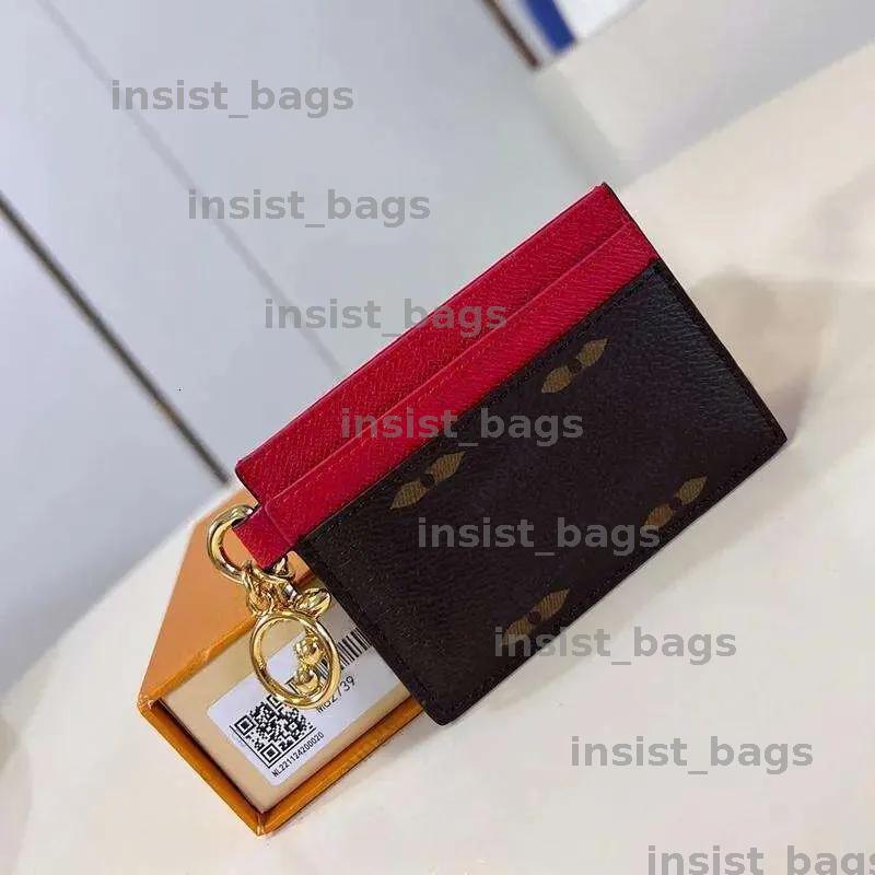 Womens Purse Designer Card Holder Designer Leather Cardholder Blossom Pendants Mini Credit Card Bag Men Wallets With Box BXG2504174F-5