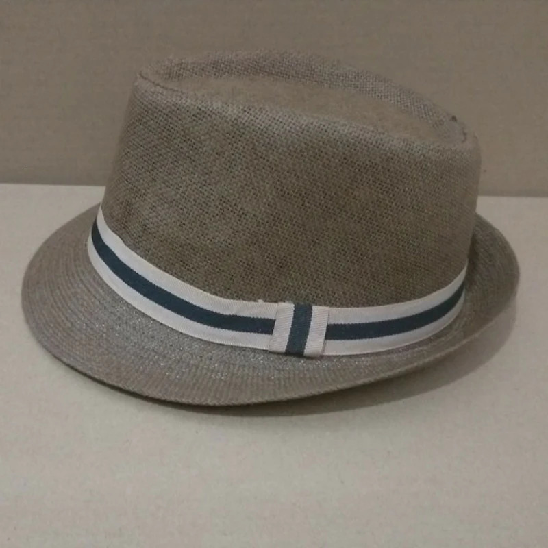 Mens Korean fashion summer hat outdoor leisure sun hat Beach Hat straw breathable hat 250516