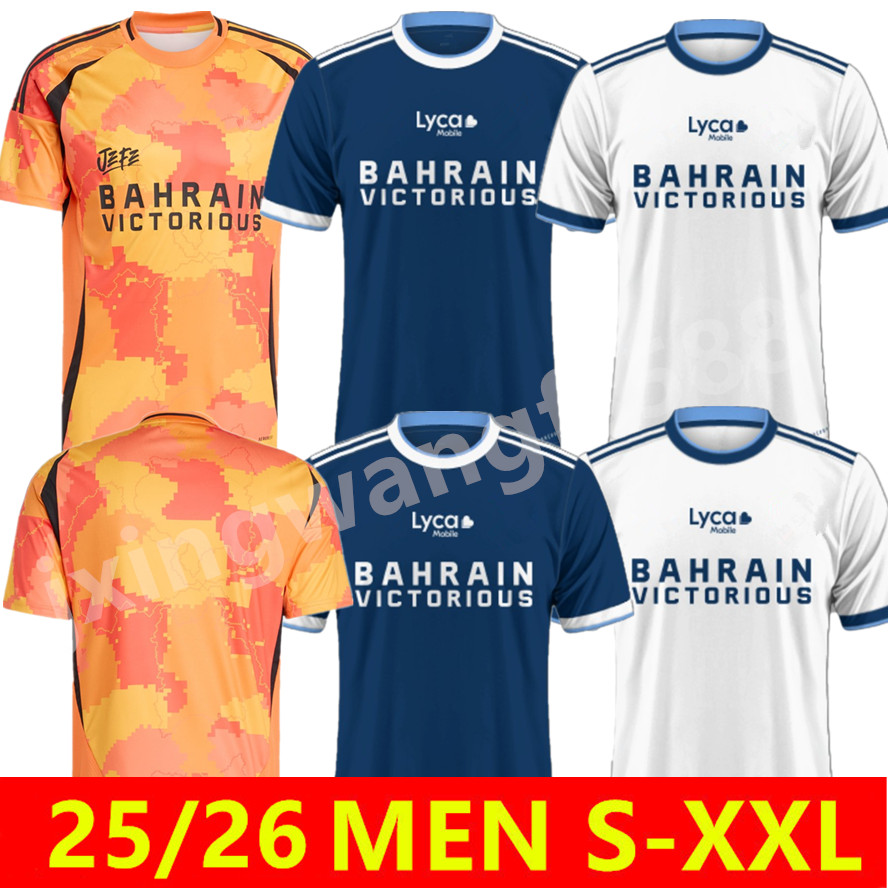 25 26 Paris FC Soccer Jersey third orange jerseys 2025 2026 Maillot de football Krasso men Football Shirts Kit Gory Equipment uniforms