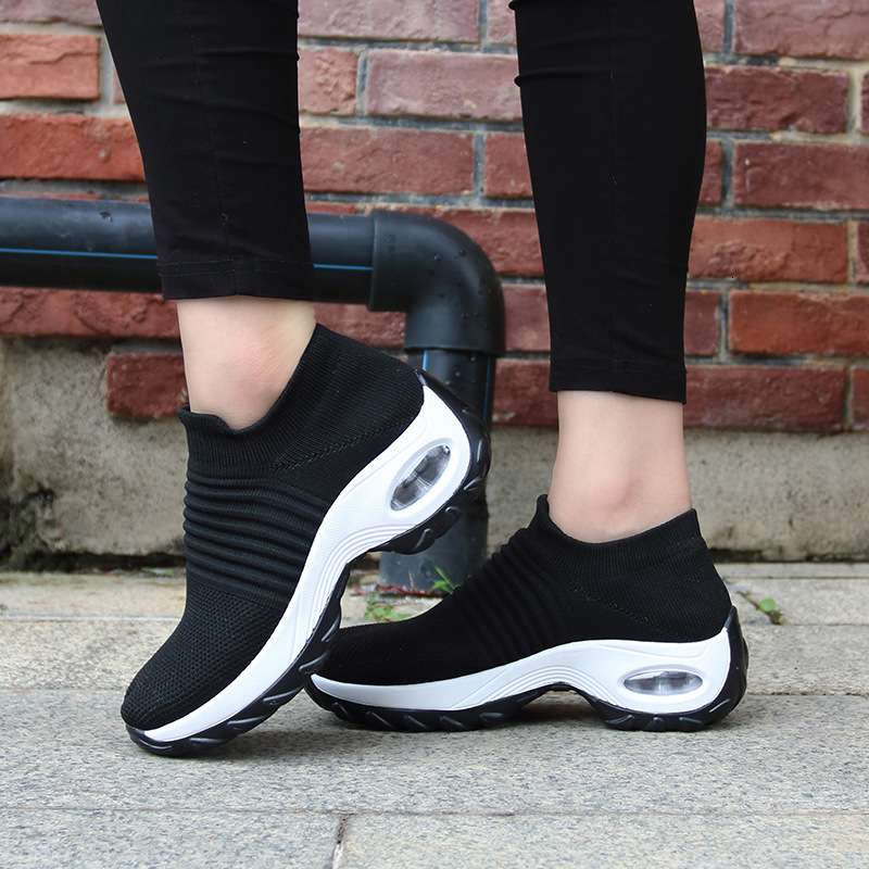 Travel single set foot size low cut canvas air cushion board shoes designer fashionable daily commuting hiking outdoor women's shoes