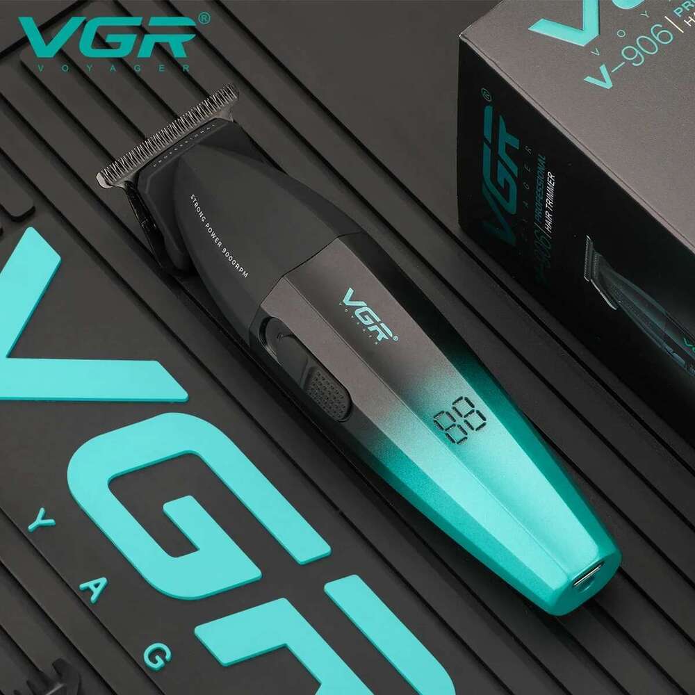 VGR Professional Trimmer Electric Rechargeable Hair Clipper Beard Haircut Kit Barber Hine Facial Trimer For Men V-906