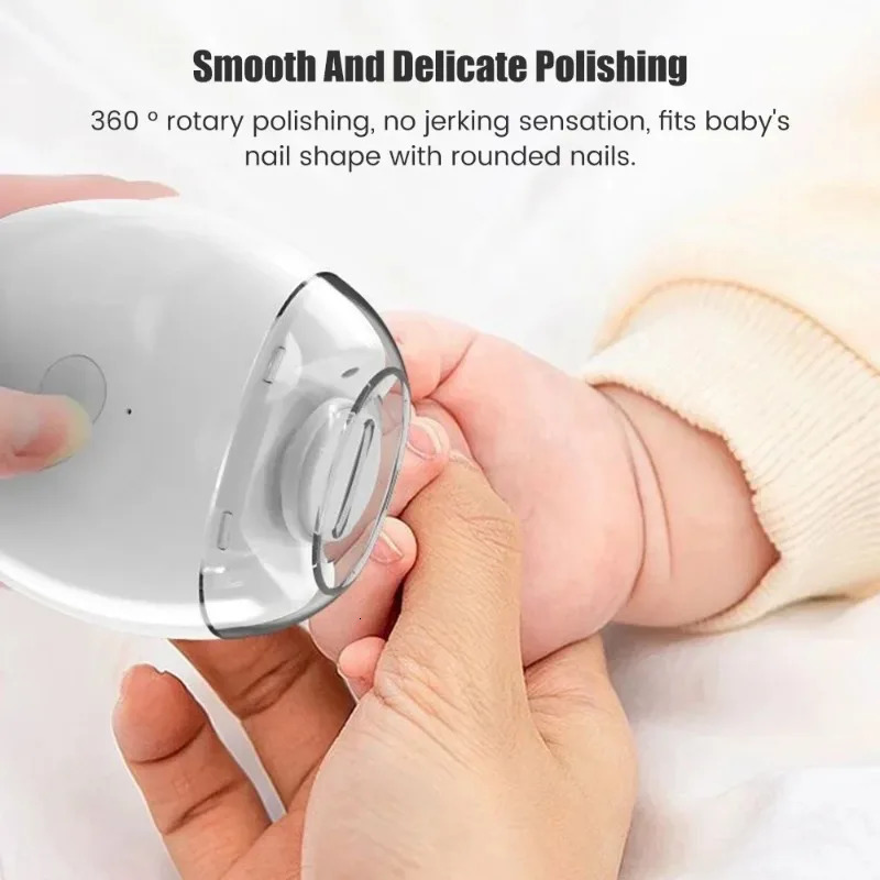 2 IN 1 Electric Nail Clipper Cutter With LED Light Automatic Nail Grinder Trimmer For Baby Adult Mini Manicure Tools Nail Care 250517