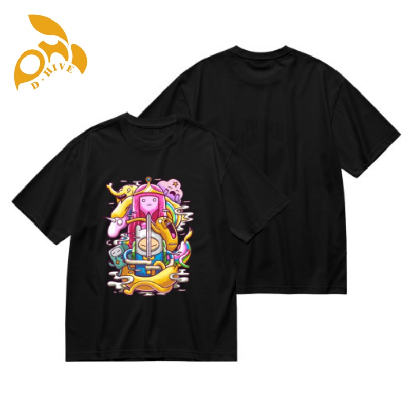 Free Shipping Designer Oversize Top Men's Women's shirt Short Sleeve Round neck Customized 200g Pure cotton hot stamping T-shirt - double-si