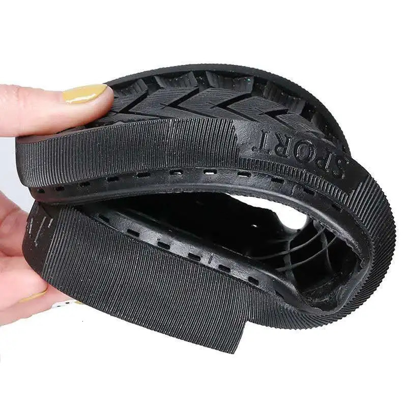 1 Pair Full Sole Repair Worker Shoes Outsole Casua Rubber Sole Anti Slip Diy Replacement Stick On Soft Thicken Boots Shoe Insole 250515