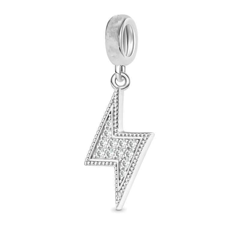 New Aircraft Lightning Pendant Splittable Sun Moon Charm Bead Fit Original European 925 Silver Bracelet DIY Women Jewelry GiftXJ250517