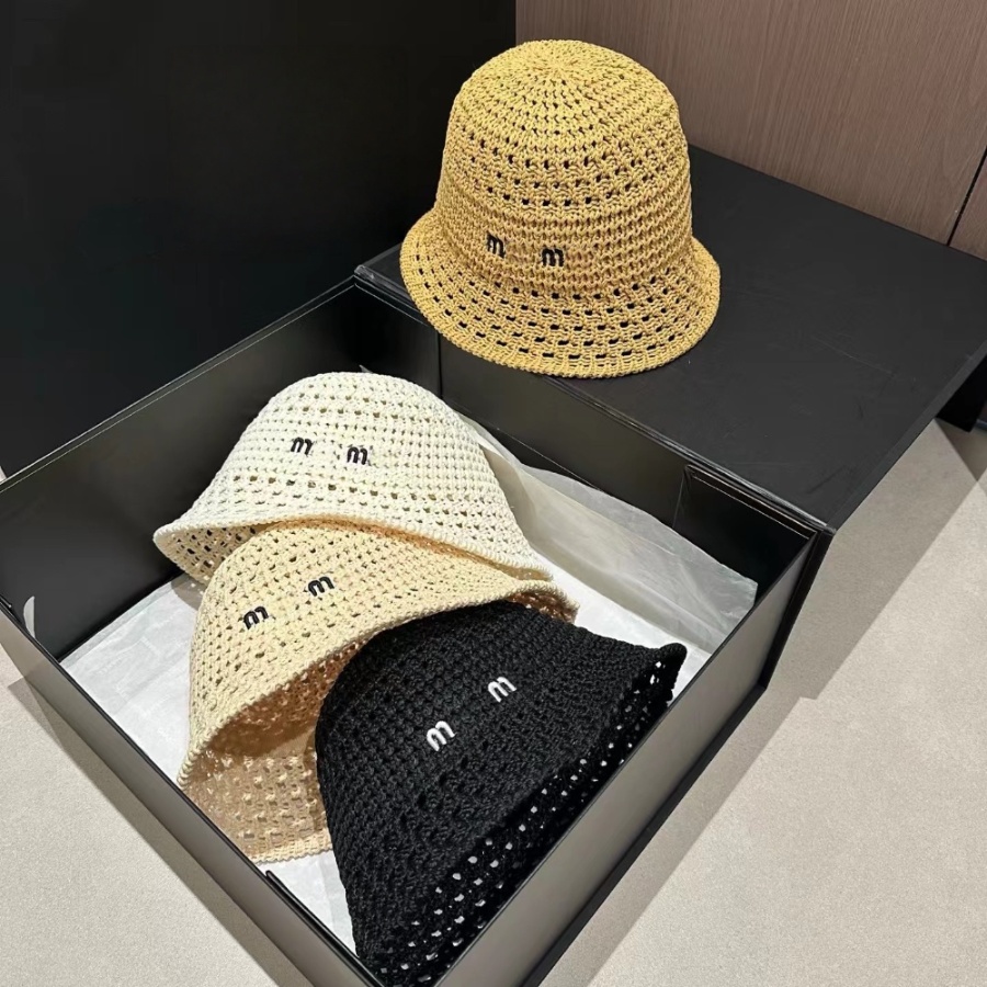 Designer Bucket Hat Men Women Fabric Woven Fitted Hats Sun Prevent Baseball Cap Gorras Snapbacks Outdoor Golf Chapeau Gorra Hats