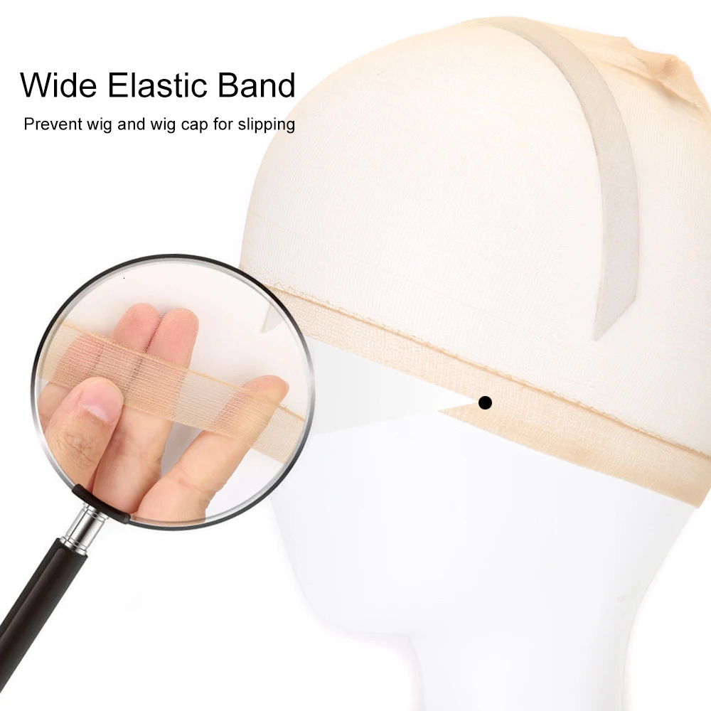 10/20Pcs Invisible Hd Wig Cap Thin Stocking Cap Nylon Stretch Mesh Hd Wig Caps Hair Net For Weave Sheer Hd Wig Cap For Wig 250513