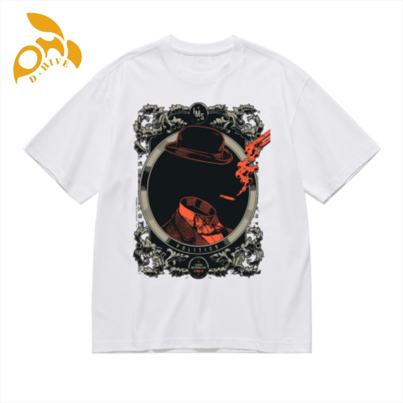 Free Shipping Designer Oversize Men's Women's shirt Short Sleeve Round neck Customized Tees 180g men's European size hot print T-shirt 