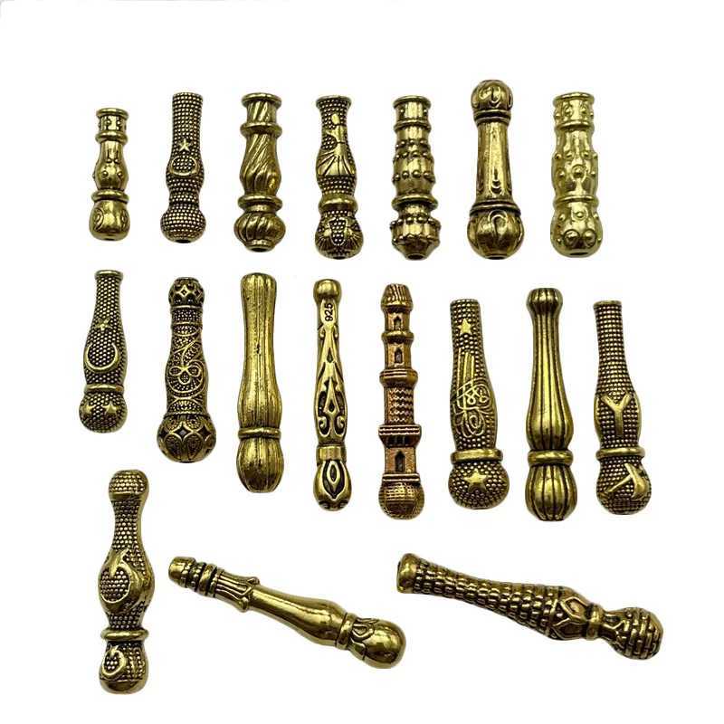 10pcs Rod-Shed Rosary Pendant Connector For Jewelry Making DIY Handmade Prayer Beads Bracelet Necklace Metal Tassel AccorieXJ250517