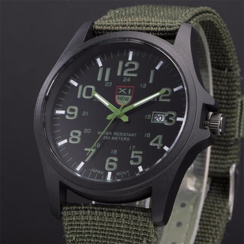 Outdoor Mens Date Stainless Steel Military Sports Analog Quartz Army Wrist Watch relogio masculino watch men 250512
