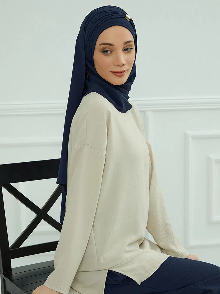 Inner Hijab Caps Convenient Muslim Underscarf Fashion Bonnet for Women Soft Elastic Breathable Casual Turbante Mujer 250517