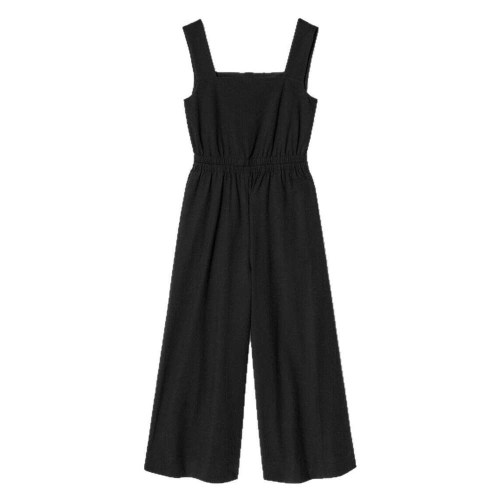 Wide Leg Jumpsuit CS Women S Pants Standard Edition Leg Square Neck Wide Strap Jumpsuit Summer New Product