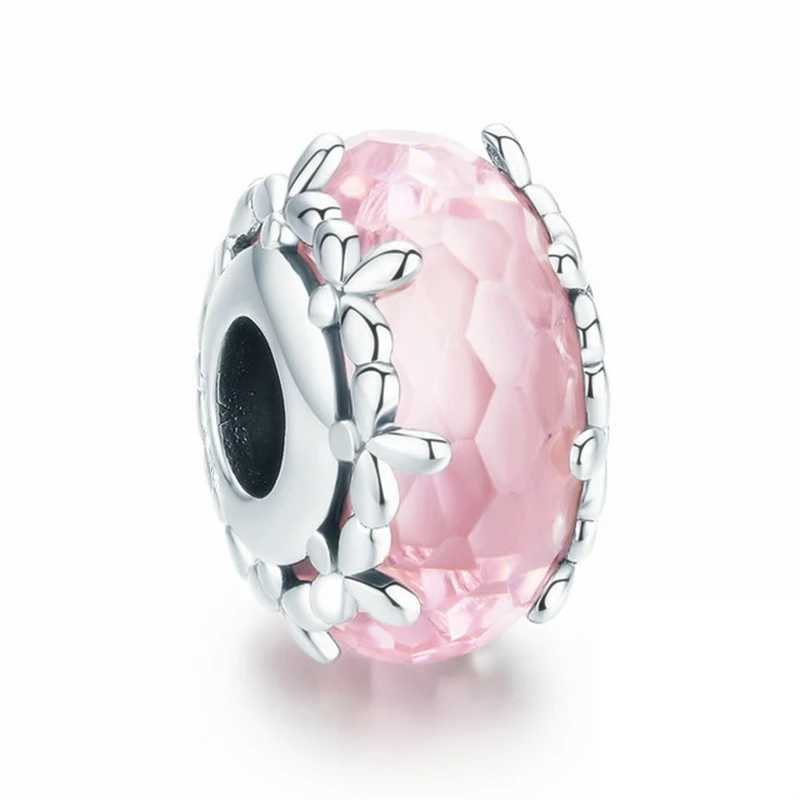 Hot Sale Colorful Murano Glass Gemstone Charm Bead Fit Original 925 Sterling Silver Pan Bracelet Women Jewelry Gift DIY MakingXJ250517