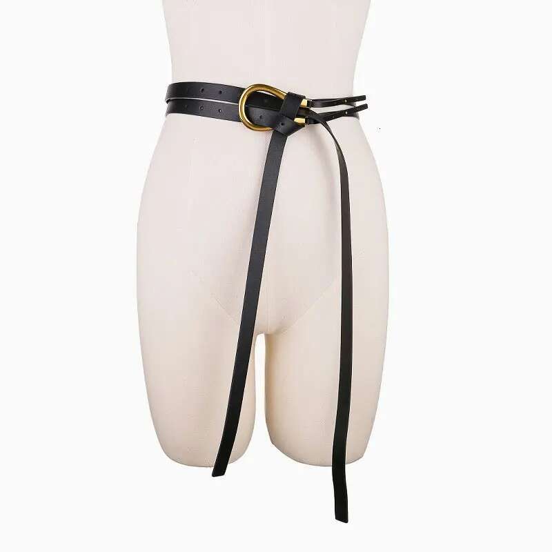 Womens Women Belts for Woman Leather Ladies Cow Cowhide Brown Brand Genuine Black Designer Thin Brands Belt