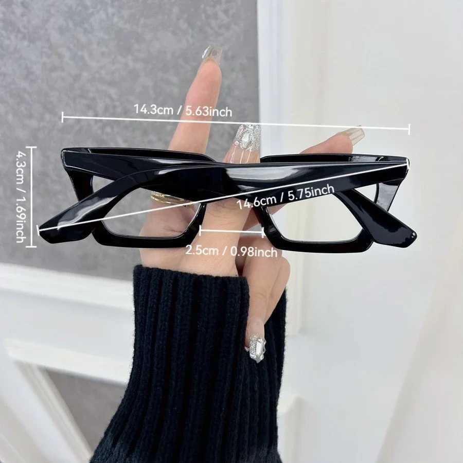 Fashion Elegant Square Eyeglasses Frames Women Men Transparent Clear Brand Designer Optical Casual Frame OculosXJ250516