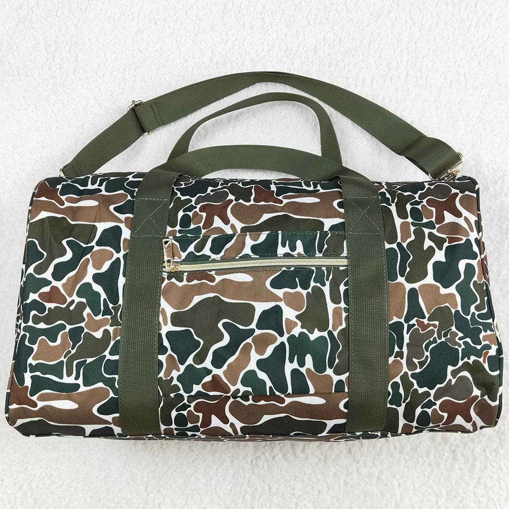 Boutique Kids Children Adult Bags Duck Camo Duffle Gym Bags Fall Fashion Children Kids Zip Luggage Travel Bags Wholesale Bulk 250516