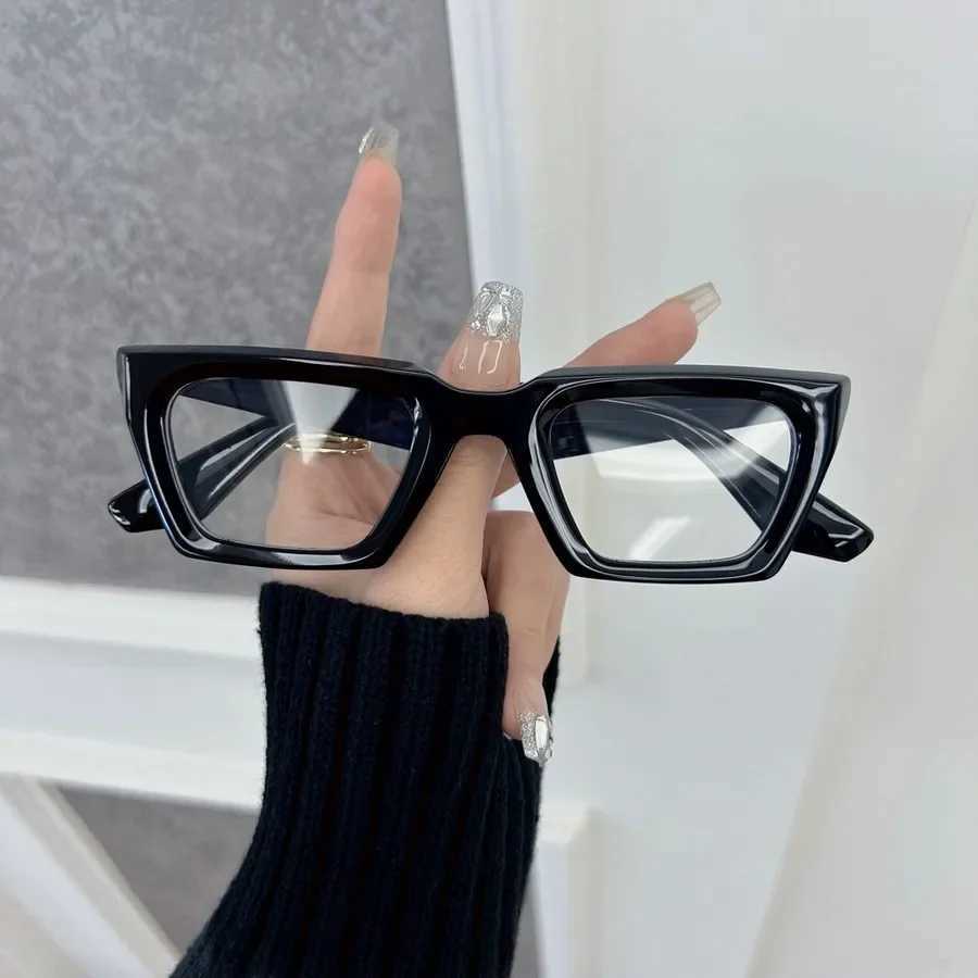 Fashion Elegant Square Eyeglasses Frames Women Men Transparent Clear Brand Designer Optical Casual Frame OculosXJ250516