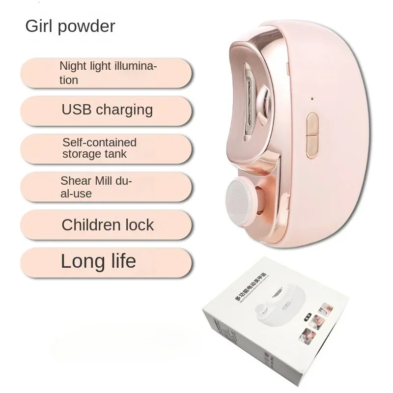 Electric Automatic Nail Clipper with Light Rechargeable Fingernail Trimmer Nail Clipper for Smooth and Safe Manicures 250517
