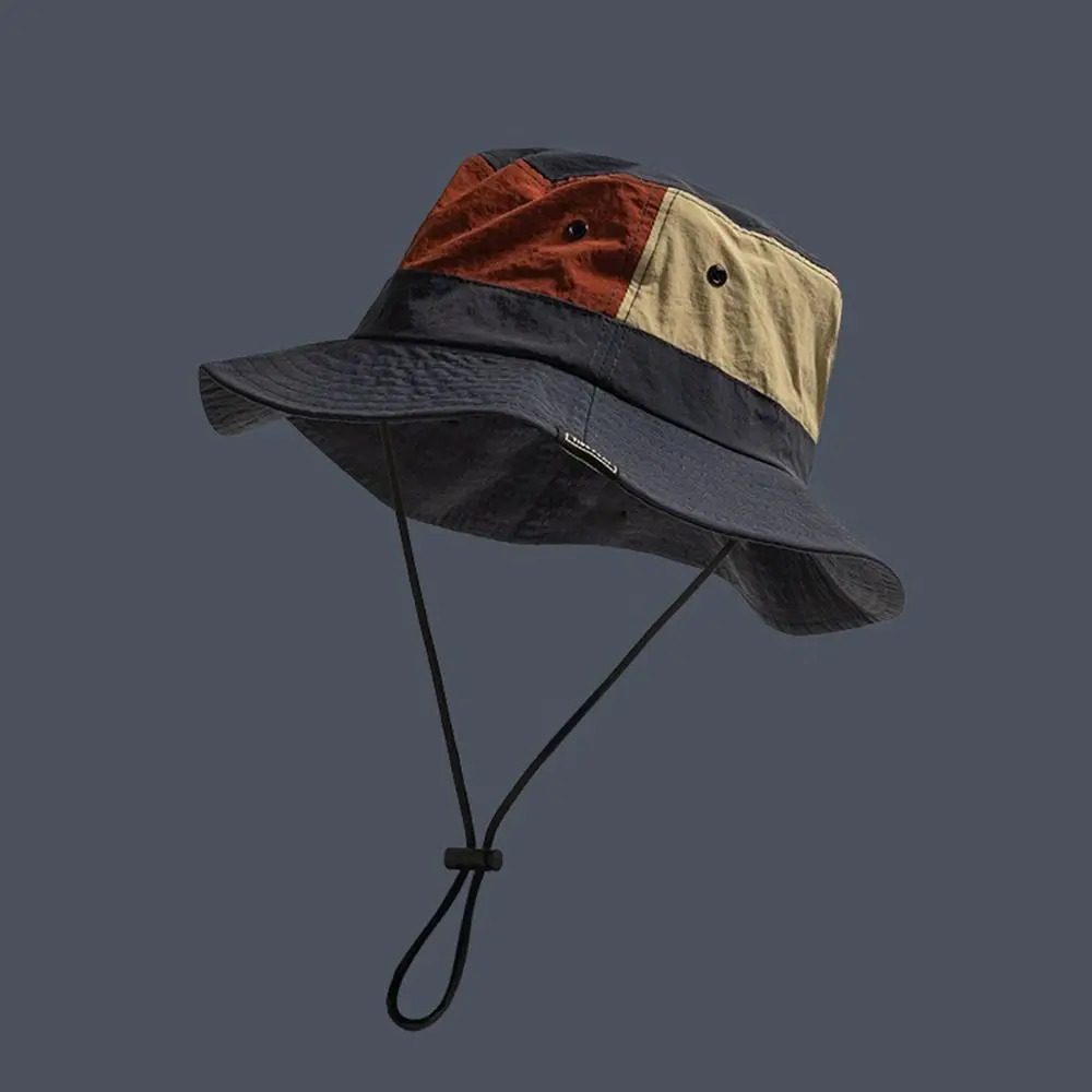 Sun Protection Bucket Hat Quickdry Fisherman hat Panama AntiUV Wide Brim Breathable Summer Man Women 250517