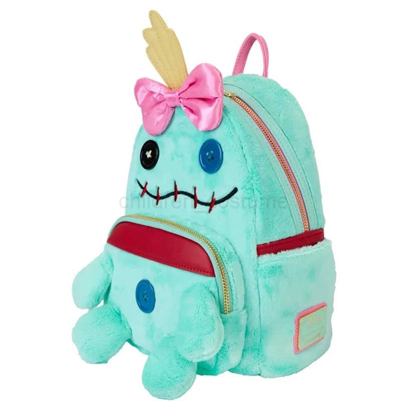 Disney Loungefly Disney Lilo Stitch Scrump Plush Cosplay Mini Backpack W250517
