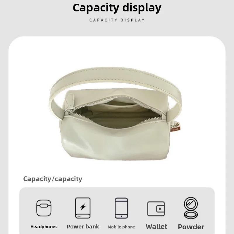 Classic Women Handbag Fashion Solid Color Boston Shoulder Bag PU Soft Leather Pillow Bag Retro Versatile Commuting Handbag 250515