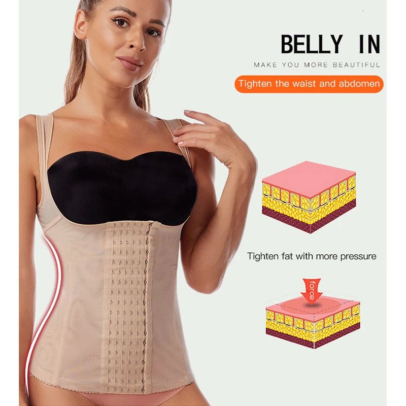 Waist Corset Postpartum Sheath Tummy Top Trainers Shapewear Women Slimming Sheath Woman Flat Belly Waist Trainer Body Shaper 250517