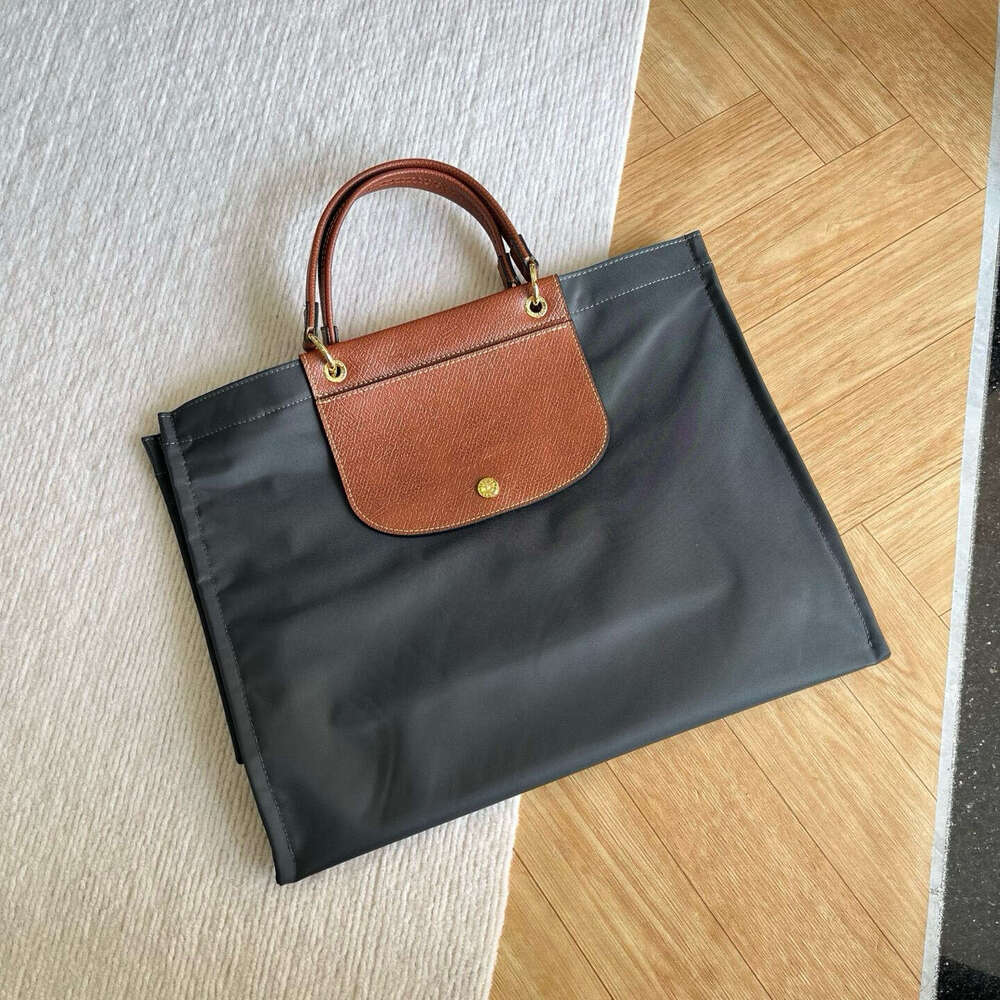 Tote Bag French Style New Cabas Simple And Lightweight Casual Computer Shoulder Handbag Shopping Dumpling Bag KQ