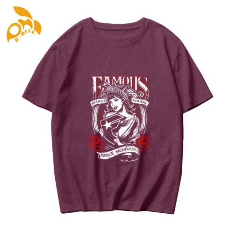 Free Shipping Professional Customized Women's Plus-size summer T-shirt printed, fashionable, casual and cute short-sleeved women's