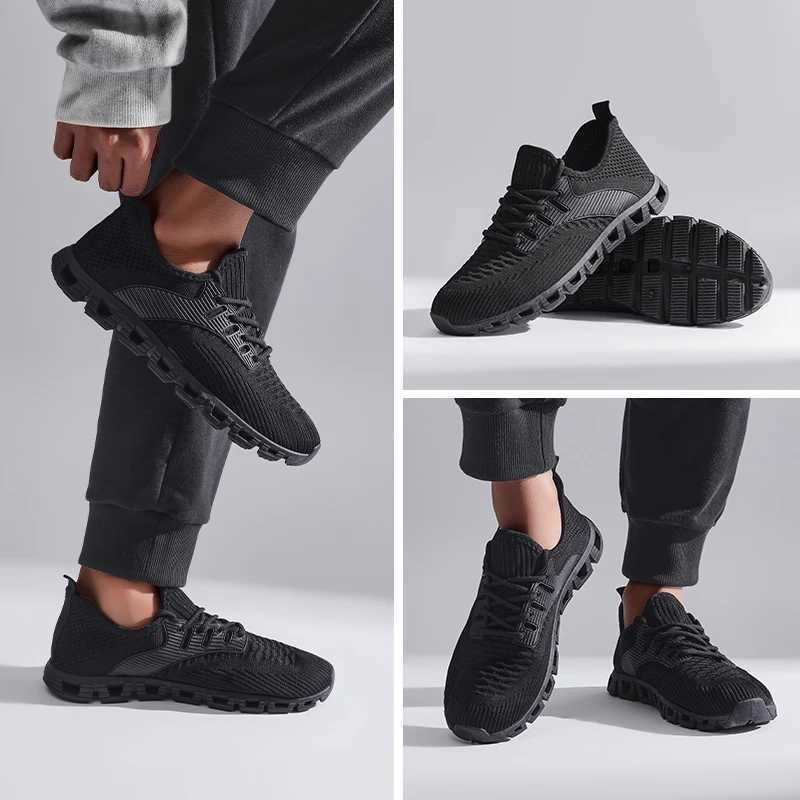 Unisex Breathable Mesh Running Shoes w/Comfort Cushion Wide Size Low-Top Sneakers for Jogging Casual Sports - Women/Men W250517