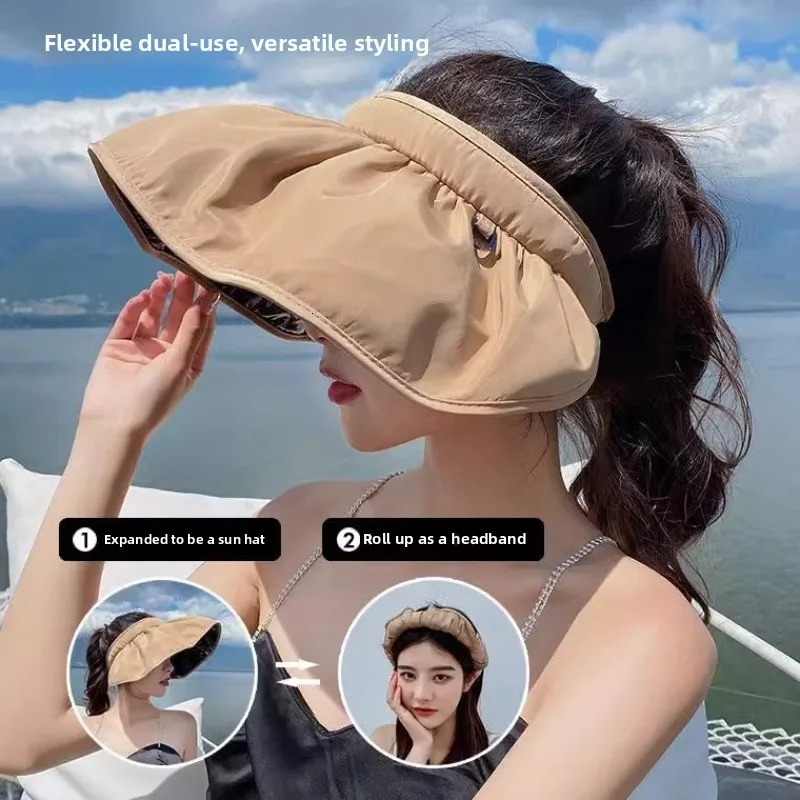 Sun Protection Hat Large Brim UV Summer Outdoor Sports Womens Shell 250517