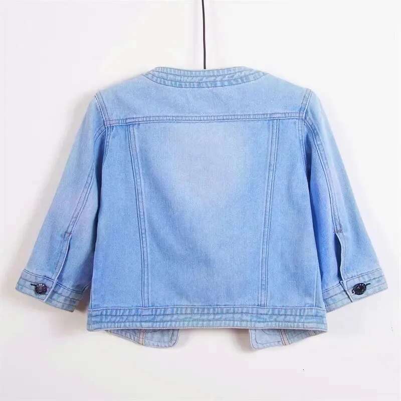 5XL Quarter sleeved O neck Denim Jacket For women's Summer New Spring Short Loose Top Paired With Dress Cowboy Outwear