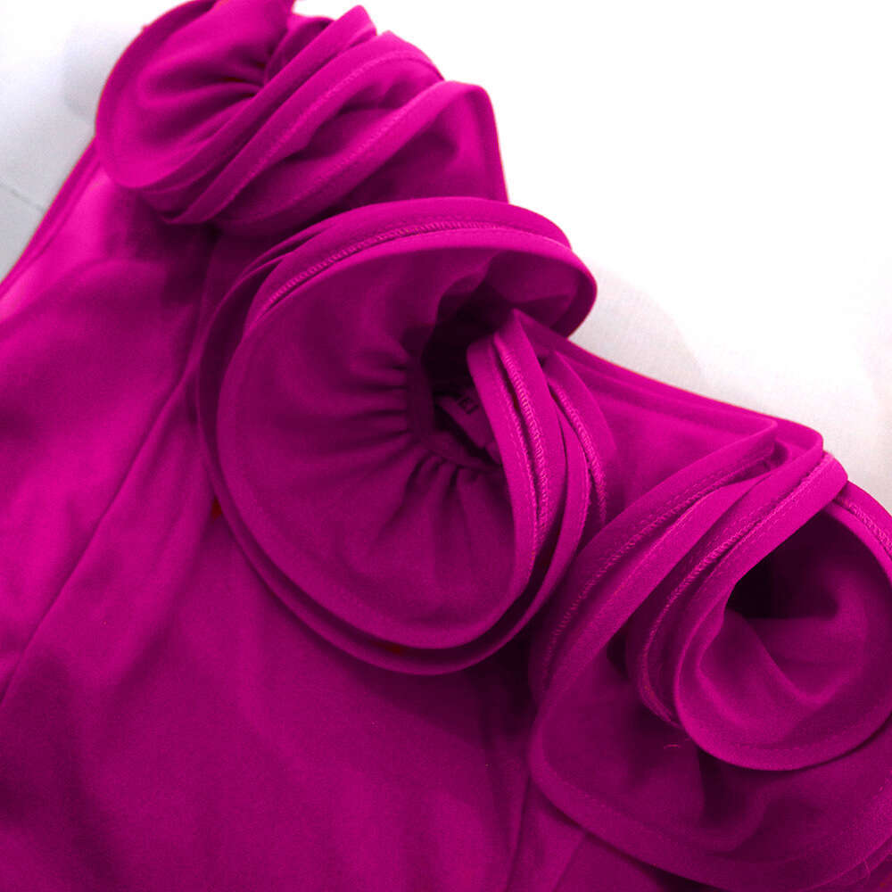 Wide Leg Jumpsuit Sexy One Shoulder Sleeveless Wooden Ear Edge High Waist Wide Leg Pants S XXL Large Women S Jumpsuits