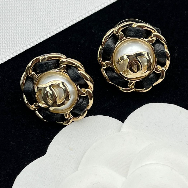 20 styles Fashion Jewlery Designer Woman 18K Gold Plated Copper Luxury Double Letters Earring Crystal Rhinestone Accessories Gift