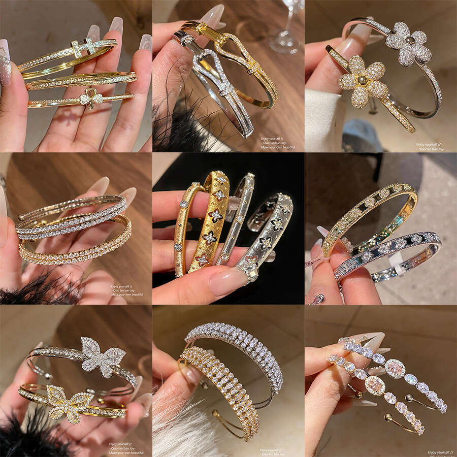 Bracelet Designer jewelry Bracelets Gold Sier Plate Agate Dia Fashion Love Charm Chain For Women Wedding Gift Party