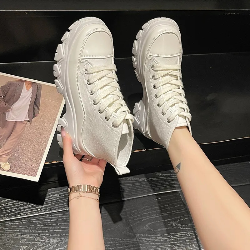 Women Run Star Sneakers High Top Platform Women Sports Shoes White Black Casual Fashion Canvas Shoes Vulcanized Shoes Feme 250515