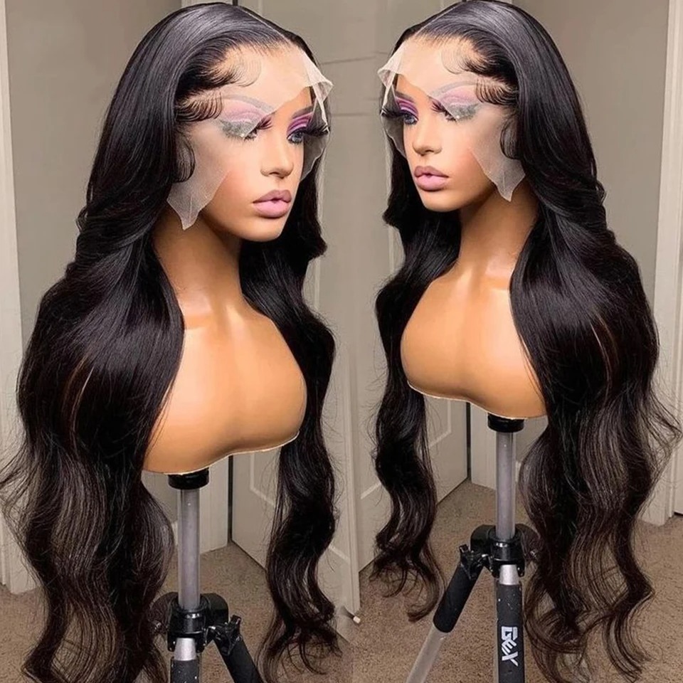 200 250 Density 30 34 Inch Body Wave Hd Lace Frontal Wig Brazilian 13x4 Transparent Lace Frontal Human Hair Wigs synthetic lace front wigs For Women
