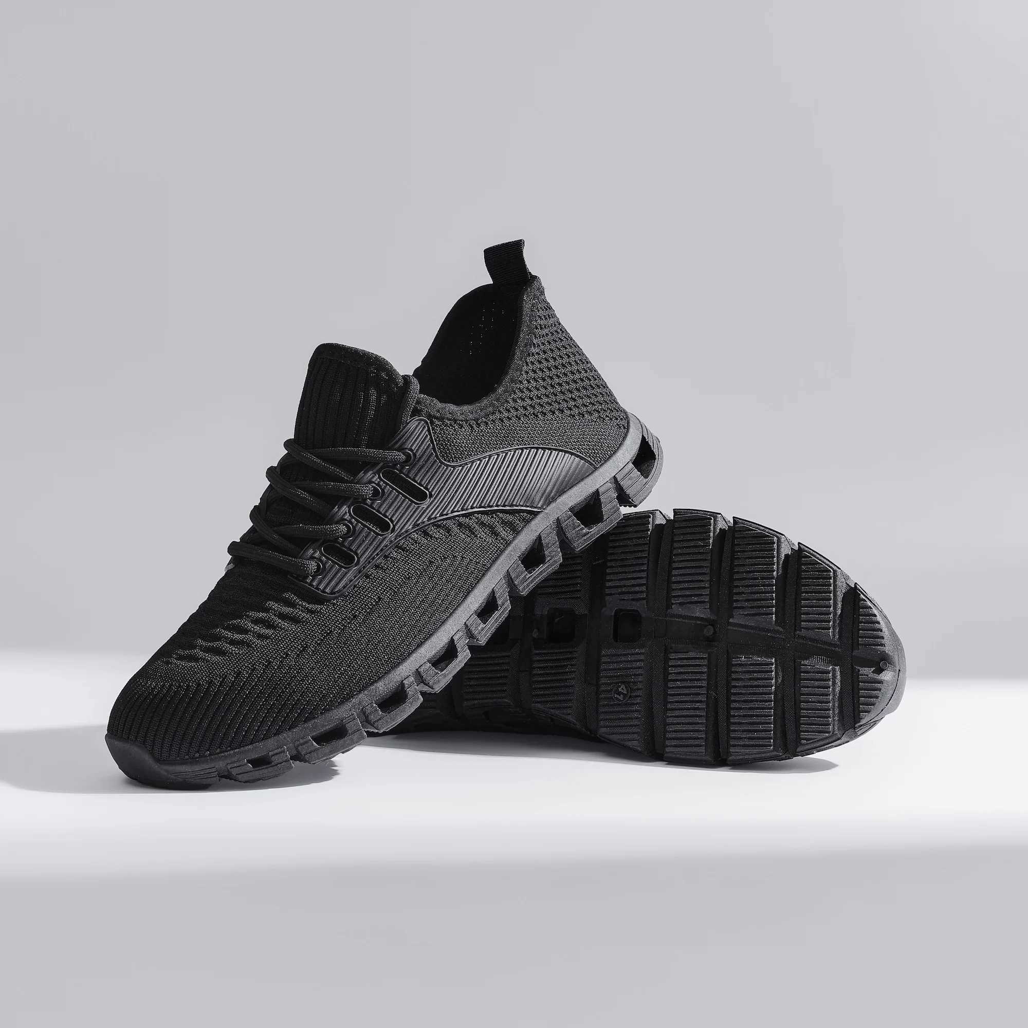 Unisex Breathable Mesh Running Shoes w/Comfort Cushion Wide Size Low-Top Sneakers for Jogging Casual Sports - Women/Men W250517
