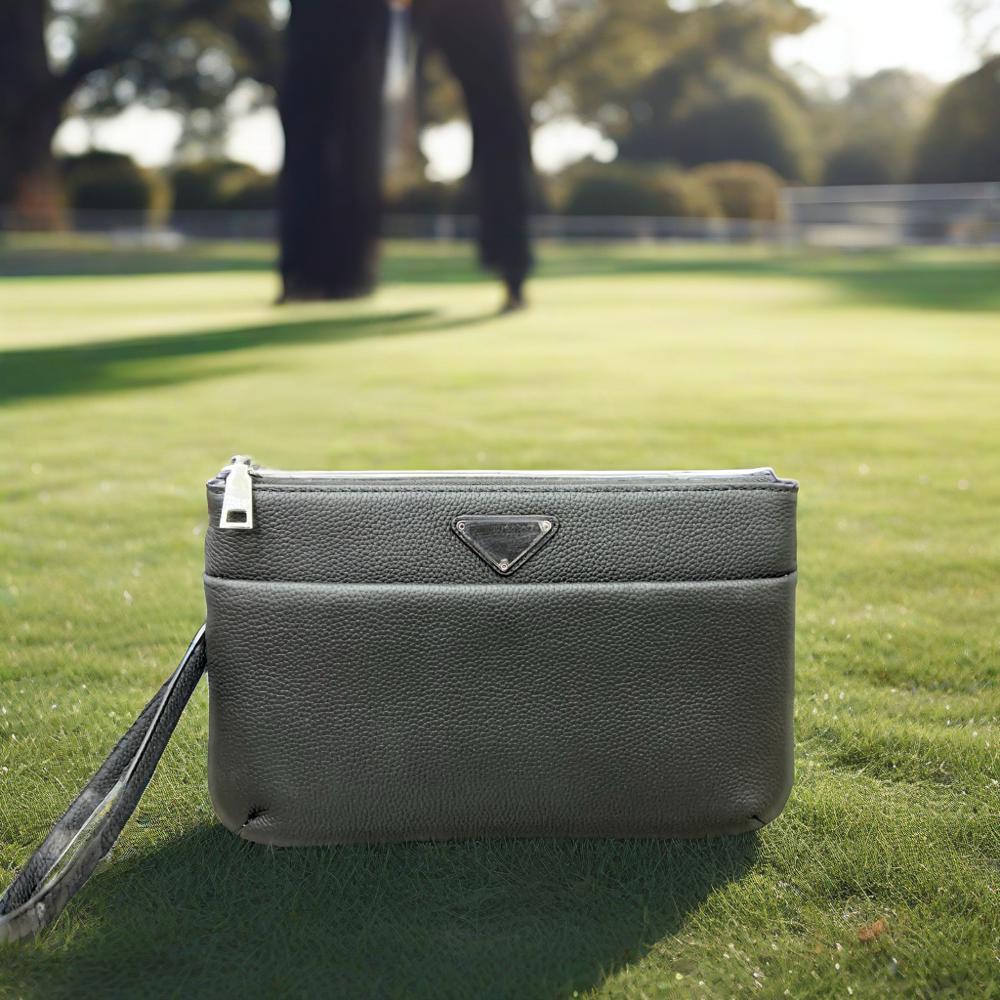 Men's handbag, cowhide letter envelope, men's handbag, fashionable and casual, large capacity grab bag, Instagram style