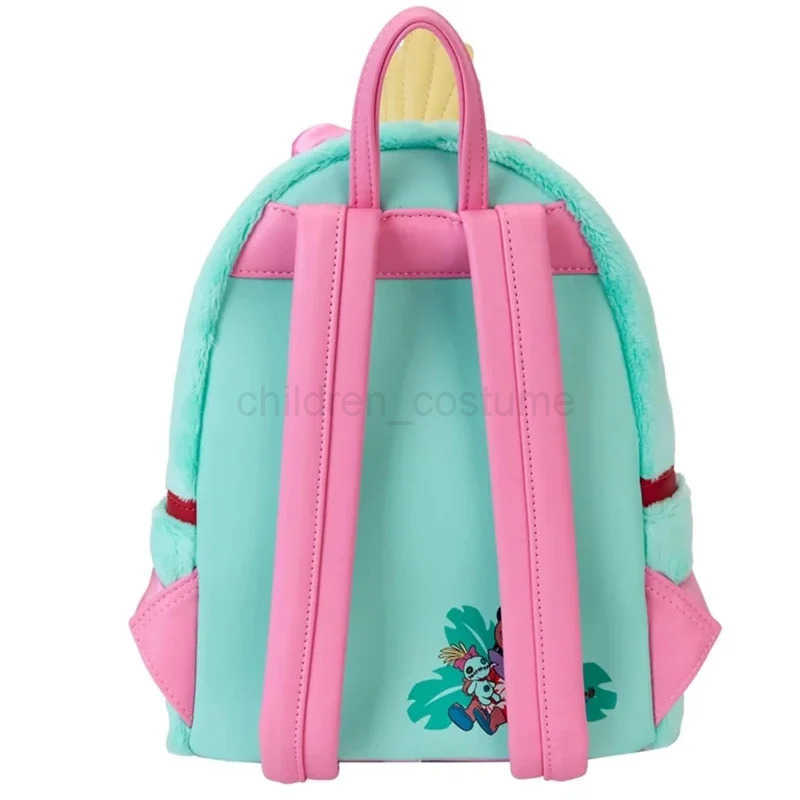 Disney Loungefly Disney Lilo Stitch Scrump Plush Cosplay Mini Backpack W250517