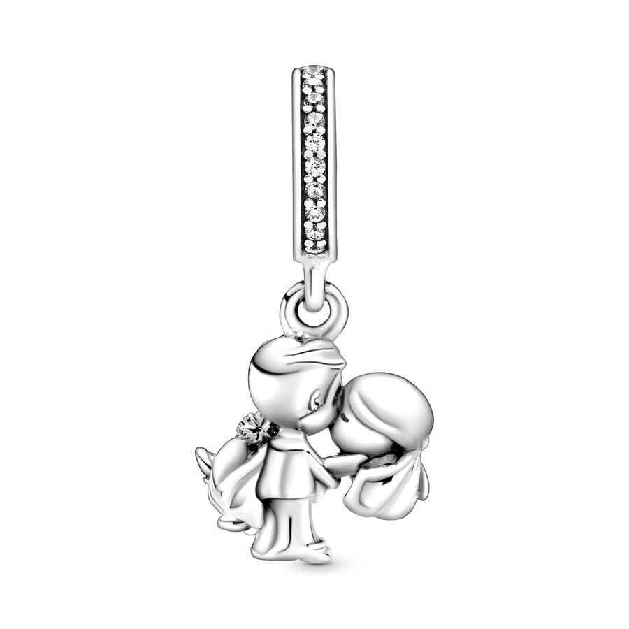 New Arrivals Married CoupleBaby Pacifier Bottle Dangle Charm Bead Fit Original 925 Sterling Silver Bracelet DIY Jewelry GiftXJ250517