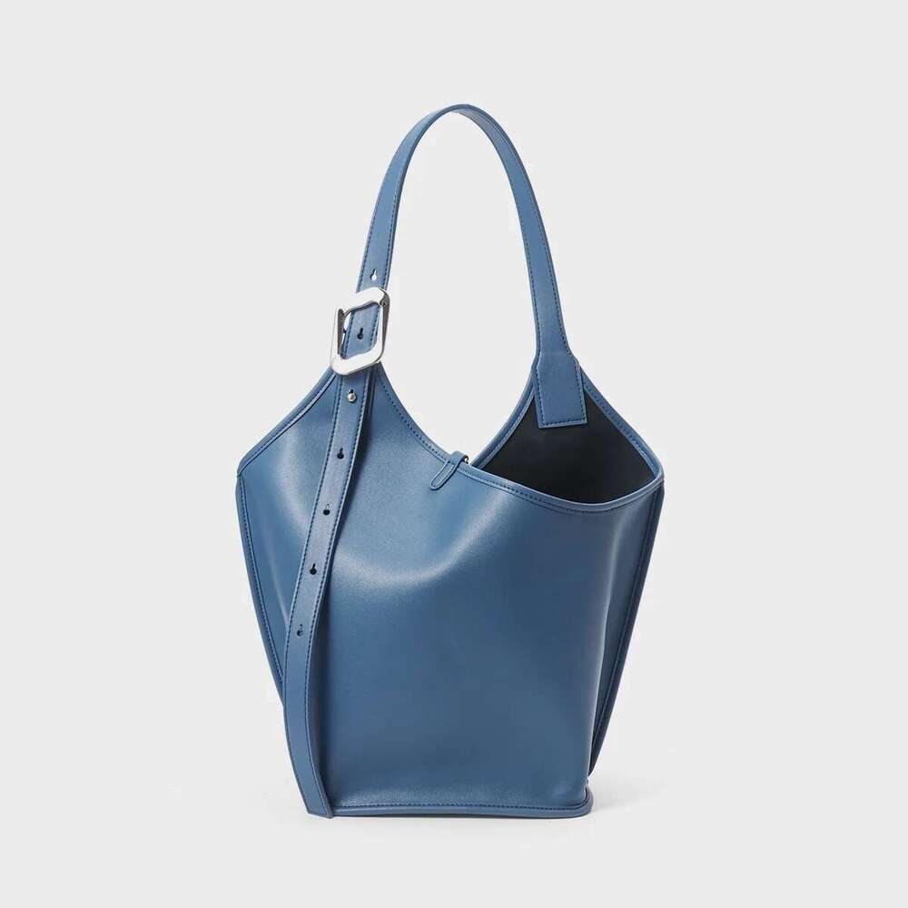 2025 New Split Leather Shoulder Crossbody Casual Large Capacity Bucket Bags Tote Bag