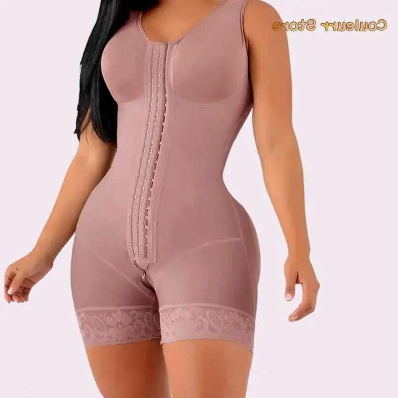 Women's Shapers Shaping 3-Breast Belt Bra Shaper Lace Slimming Romper Shorts Body Tummy Control Fas Colombianas Shapewear designer bag