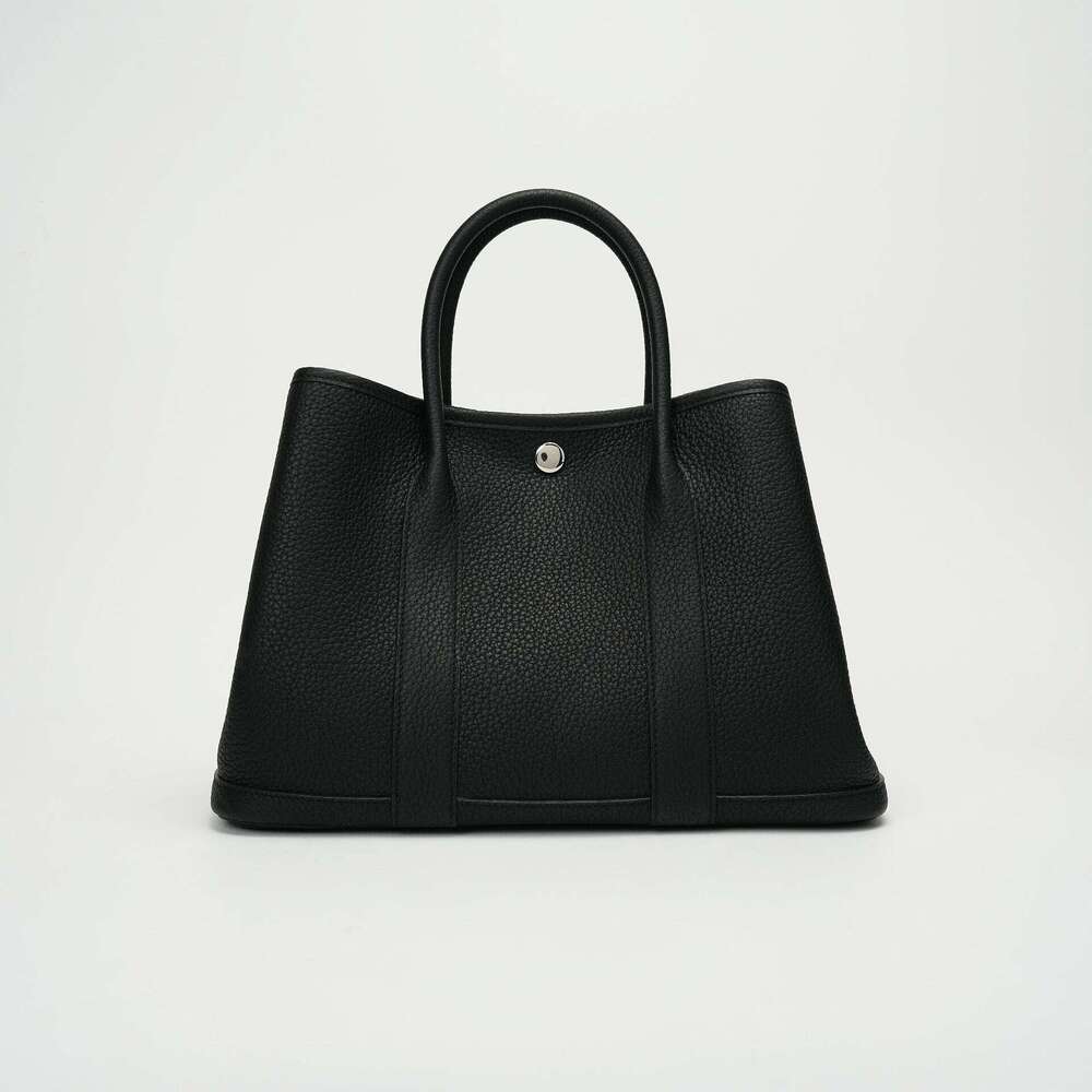 Tote Bag Handmade Wax Wire All Steel Hardware Garden Genuine Leather Tote Commuting Mommy Shopping Bag Women S Bag KQ