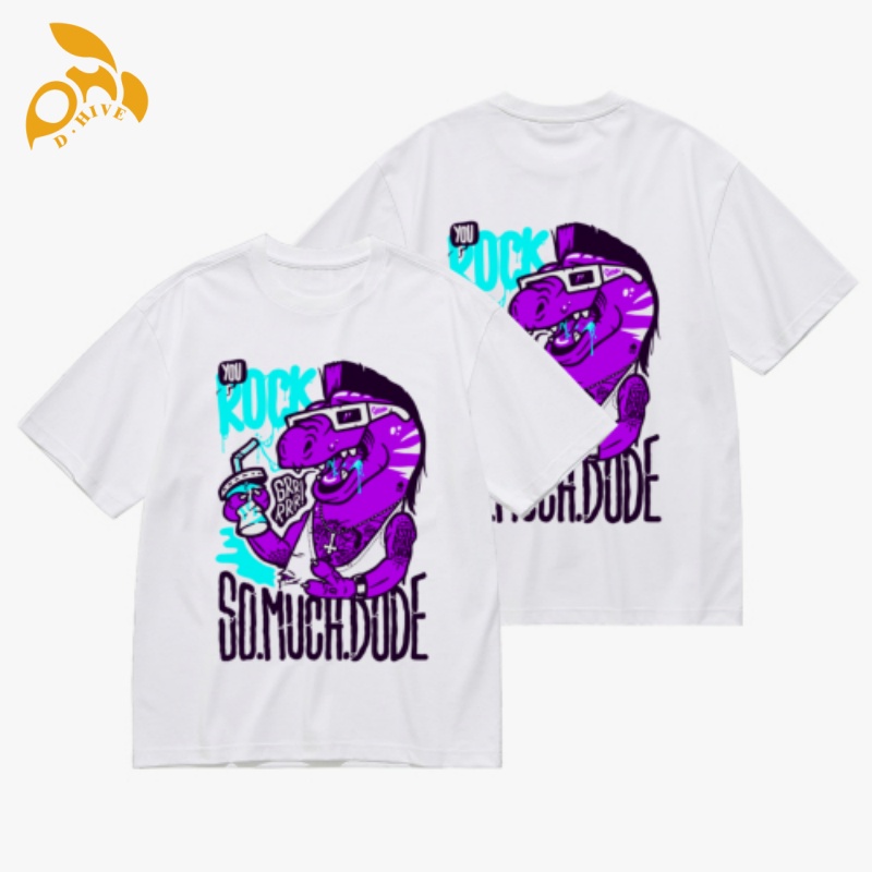 Free Shipping Designer Oversize Top Men's Women's shirt Short Sleeve Customized 180g men's European size hot stamping T-shirt with doub