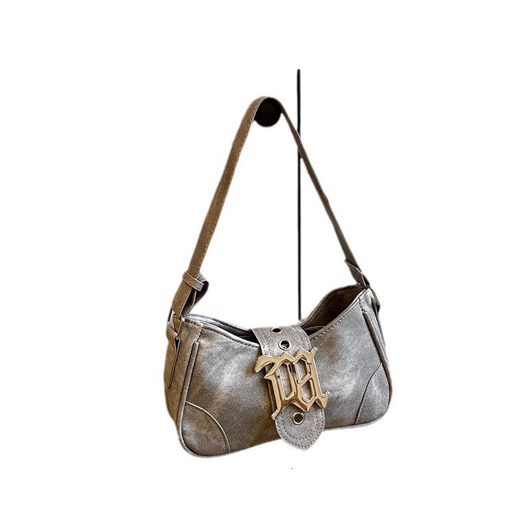 Advanced matte stick armpit for women 2025 new handheld French niche fashion single shoulder crossbody bag