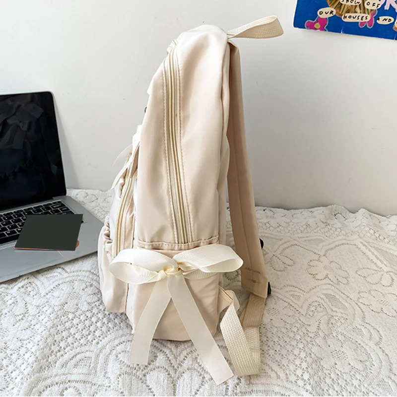 Backpacks Cute Backpack Women School Backpack for College Students College Style Bowknot Personality Kawaii Bags for Women 250514
